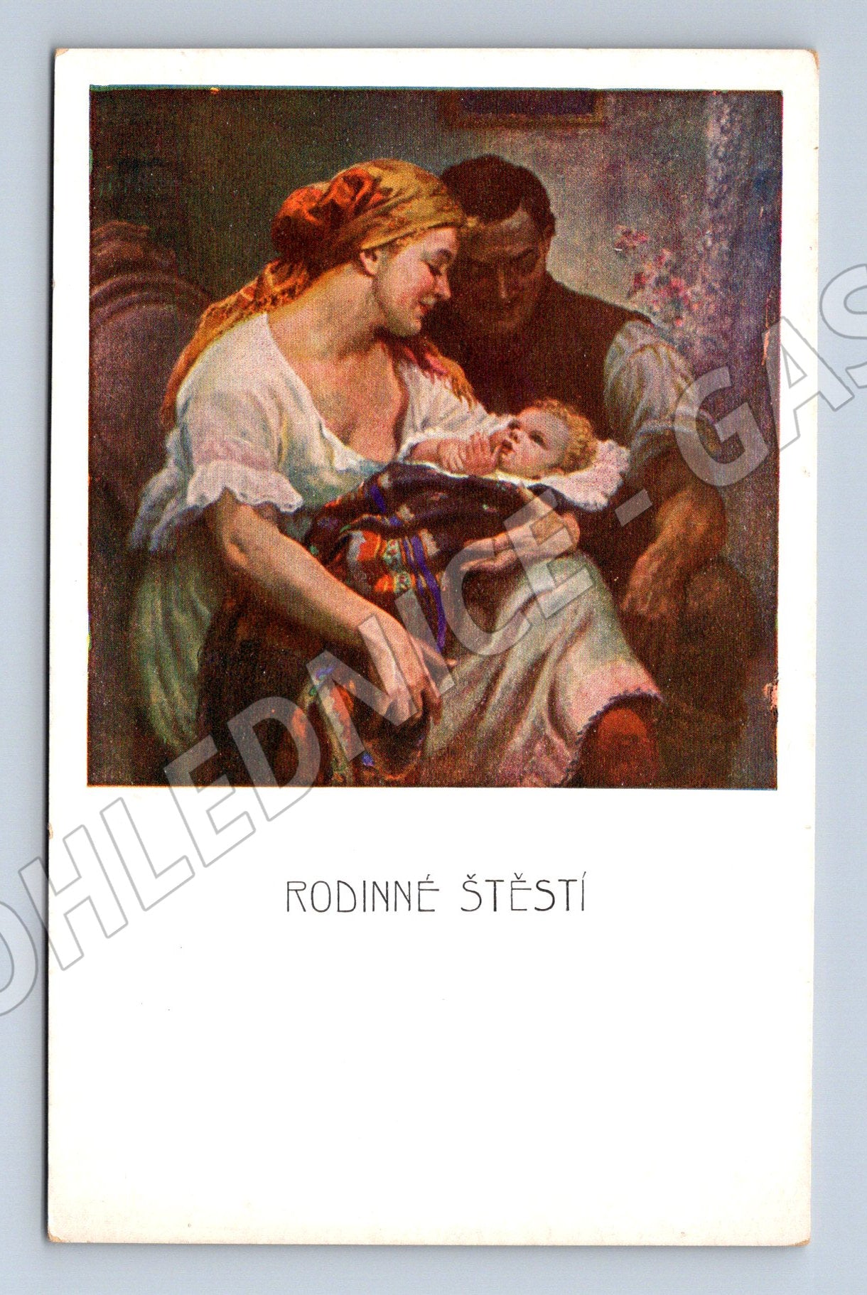 Pohlednice Rodinné štěstí J. Fiala (M6496)