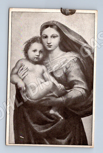 Pohlednice Madonna Sixtinská Panna Marie (M6499)