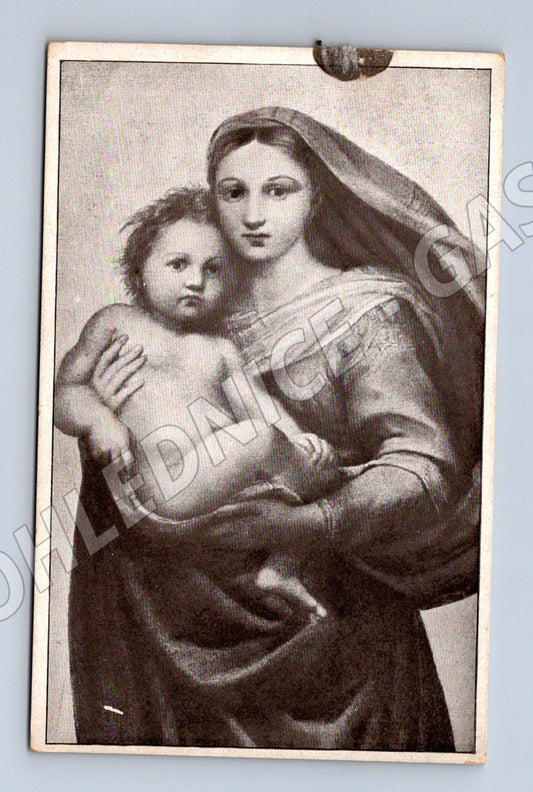 Pohlednice Madonna Sixtinská Panna Marie (M6499)