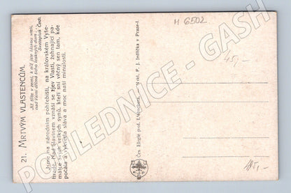 Pohlednice Mrtvým vlastencům ČR malířství (M6502)