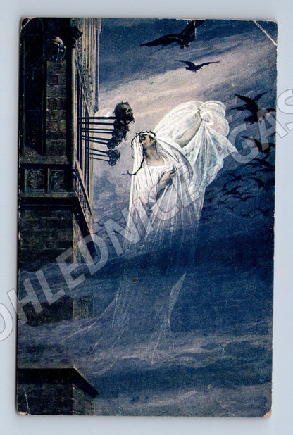 Pohlednice Praha Vidění u Mostecké věže (M6508)