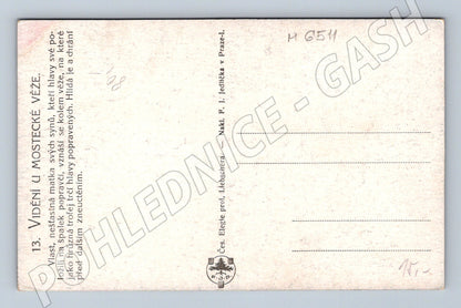 Pohlednice Vidění u Mostecké věže Praha (M6511)