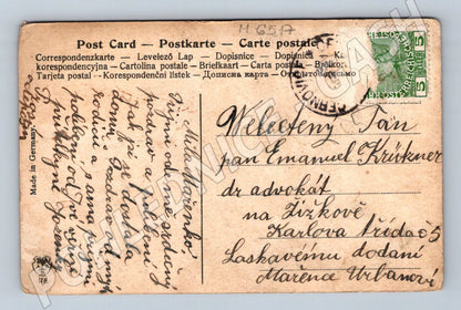 Pohlednice Láska ručně psaná do 1950 (M6517)