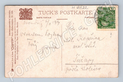 Pohlednice Wendelin říční krajina 1914 (M6522)