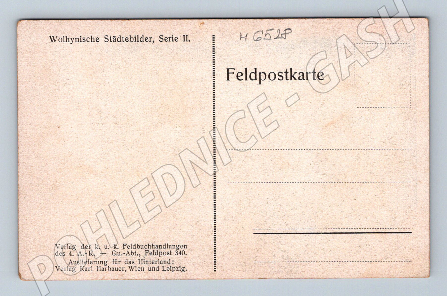 Pohlednice Volyň 1917 Ukrajina Feldpost (M6528)