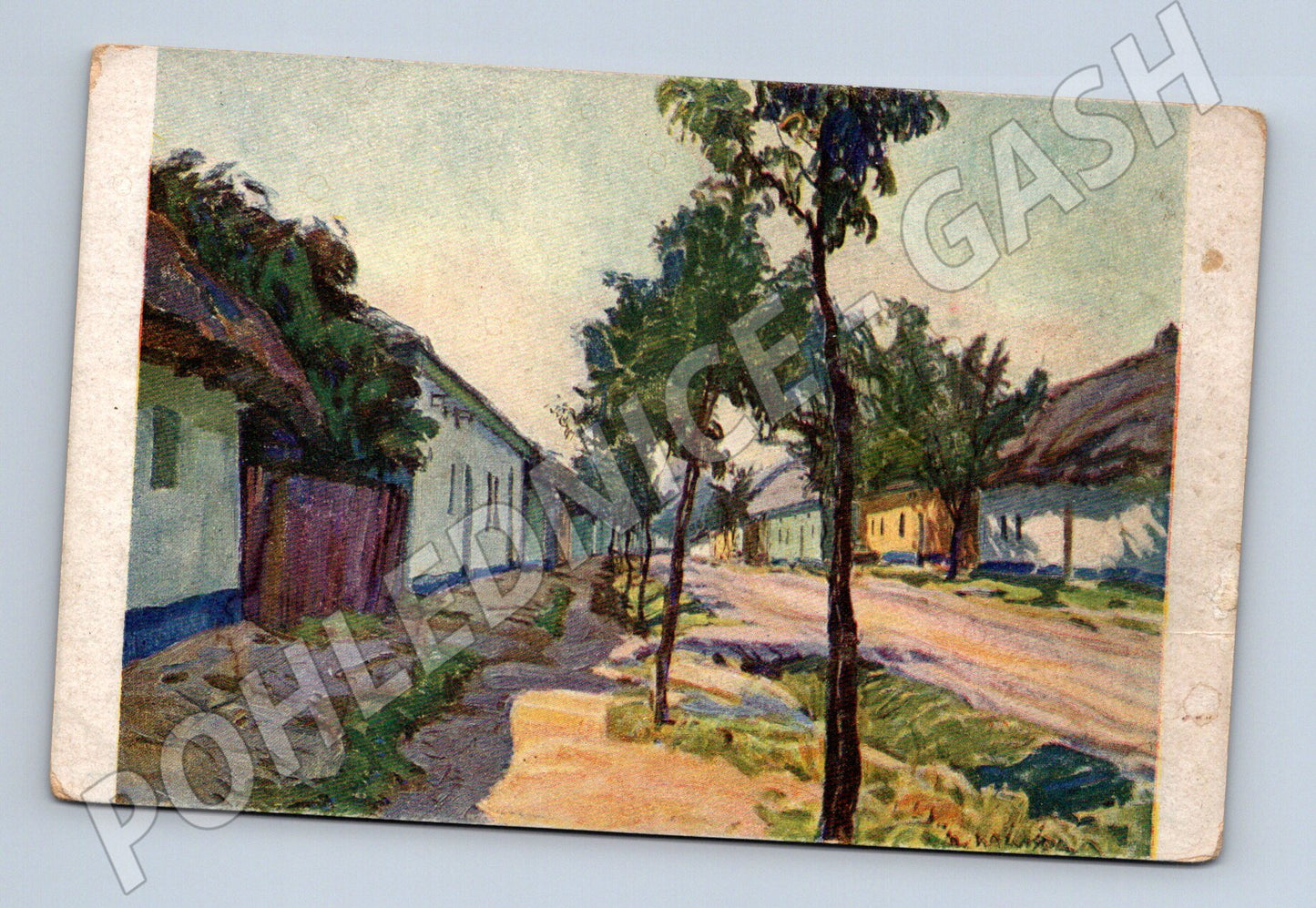 Pohlednice A. Kalvoda Ulice v Tupesích (M6529)