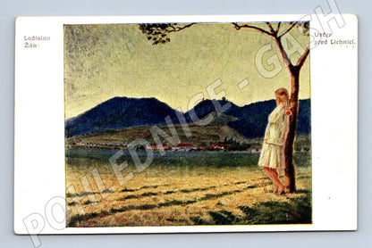 Pohlednice Večer před Lichnicí Žák (M6535)