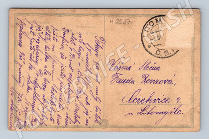 Pohlednice Hudba u ohně umělecká (M6537)