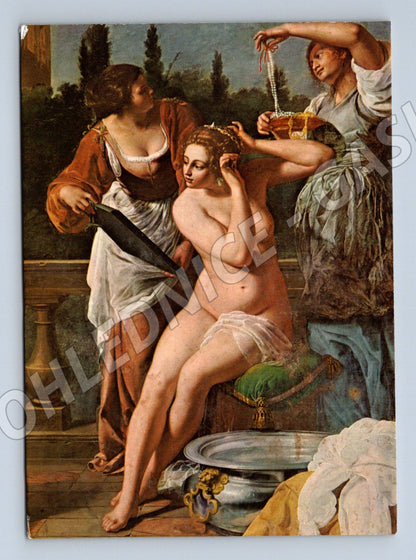 Pohlednice Bathsheba v lázni Gentileschi (M6540)