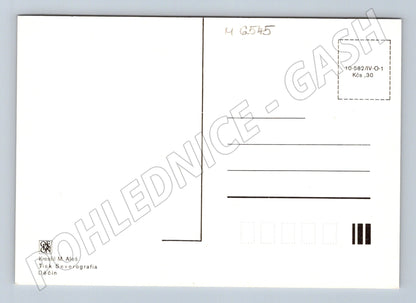 Pohlednice Mikoláš Aleš májový motiv (M6545)