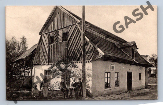 Pohlednice rodný domek Fr Vl Heka Jiráskův F L Věk (M655)