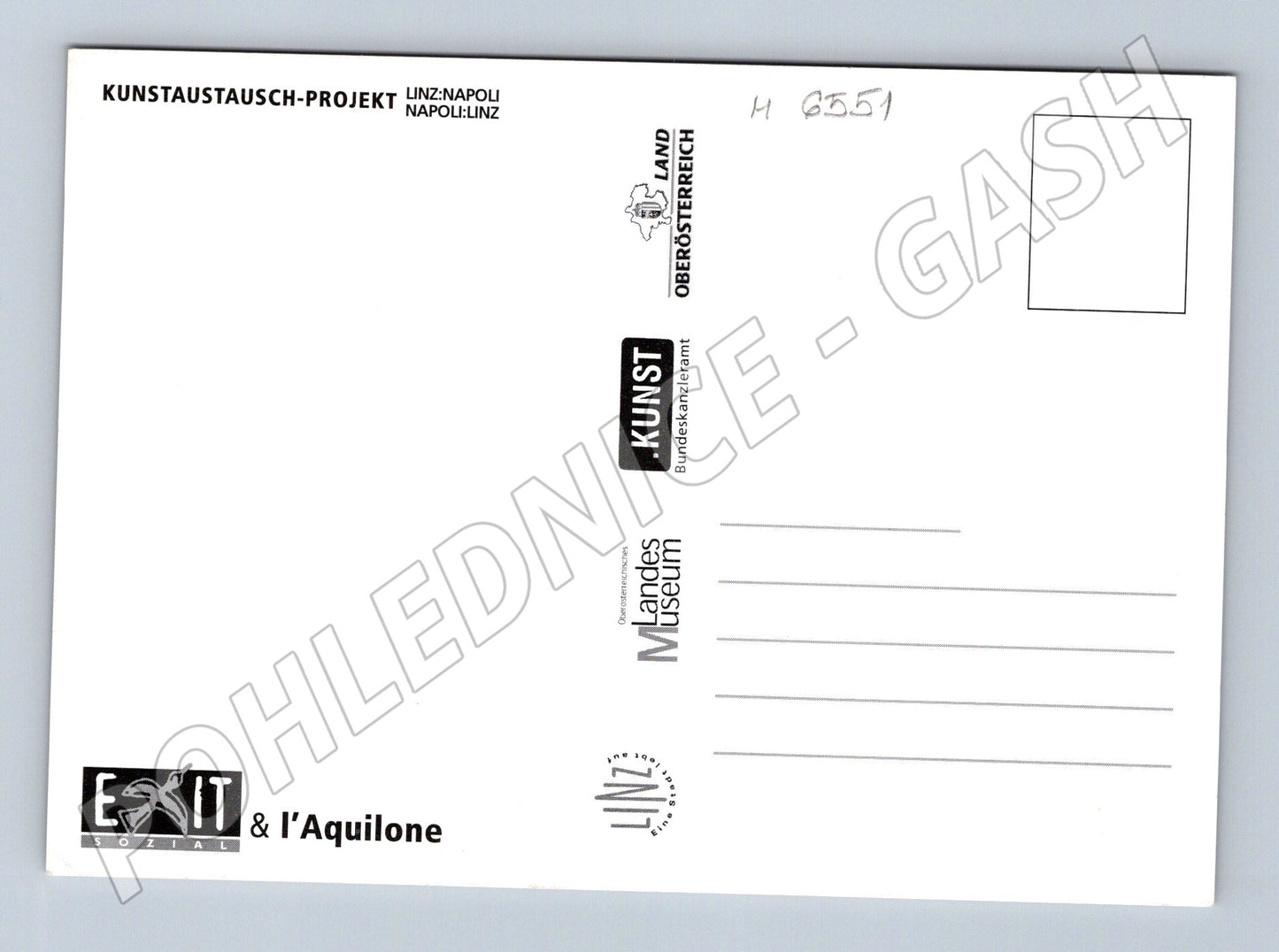 Pohlednice LINZ:NAPOLI abstrakce (M6551)