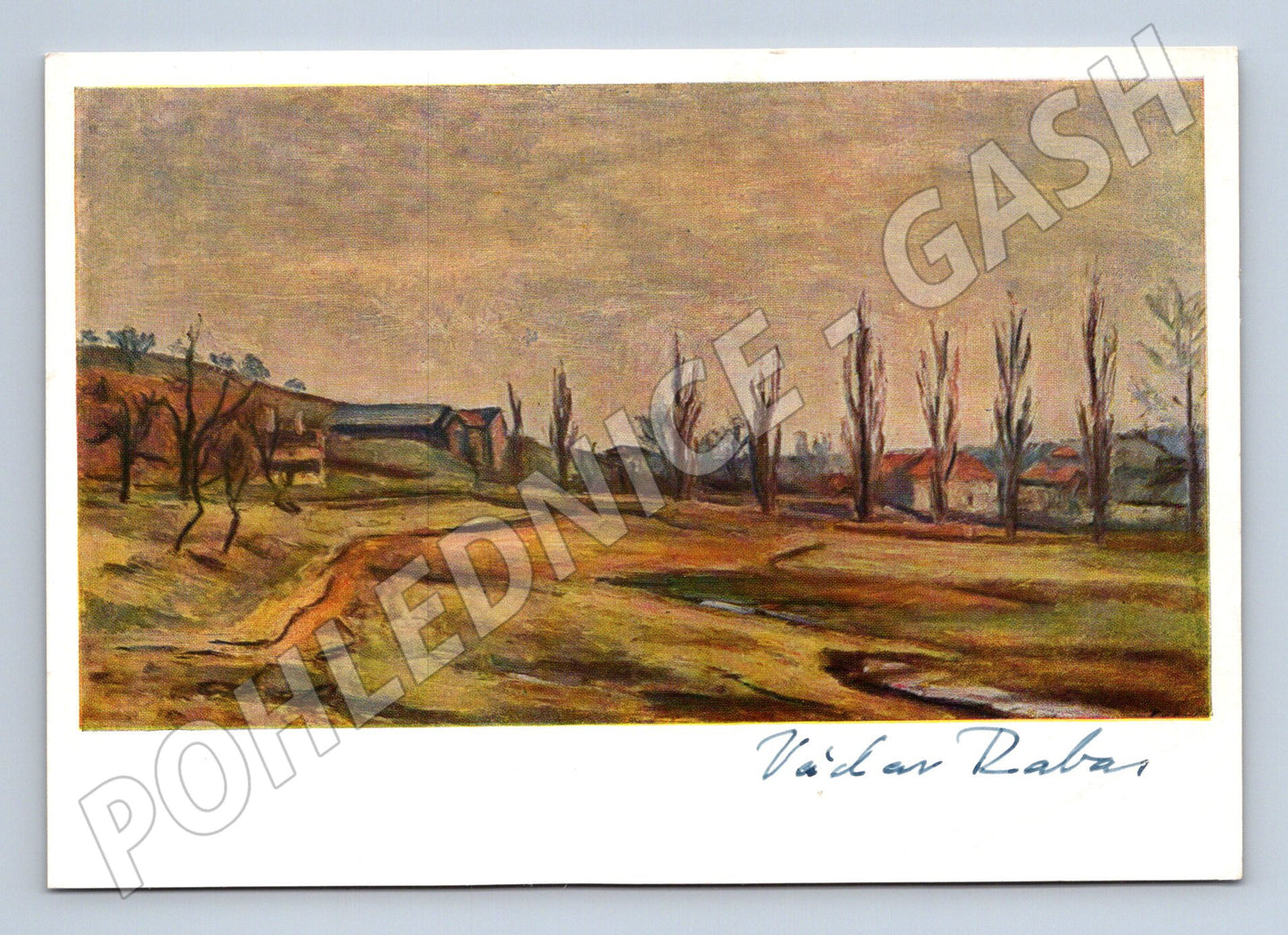 Pohlednice Václav Rabas Krušovické louky (M6555)