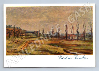 Pohlednice Václav Rabas Krušovické louky (M6555)