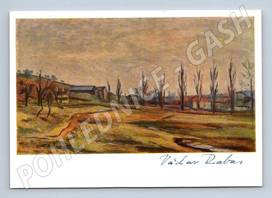 Pohlednice Václav Rabas Krušovické louky (M6555)