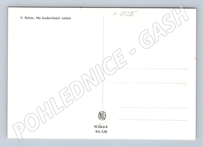 Pohlednice Václav Rabas Krušovické louky (M6555)