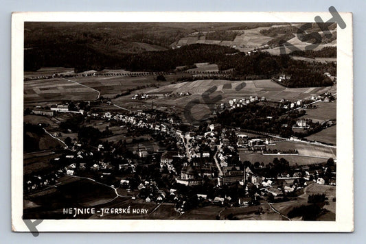 Pohlednice Hejnice Jizerské hory černobílá ČSR (M656)