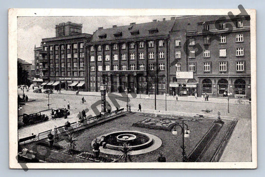 Pohlednice Ostrava Moravská Nádražní třída 1938 čb (M657)