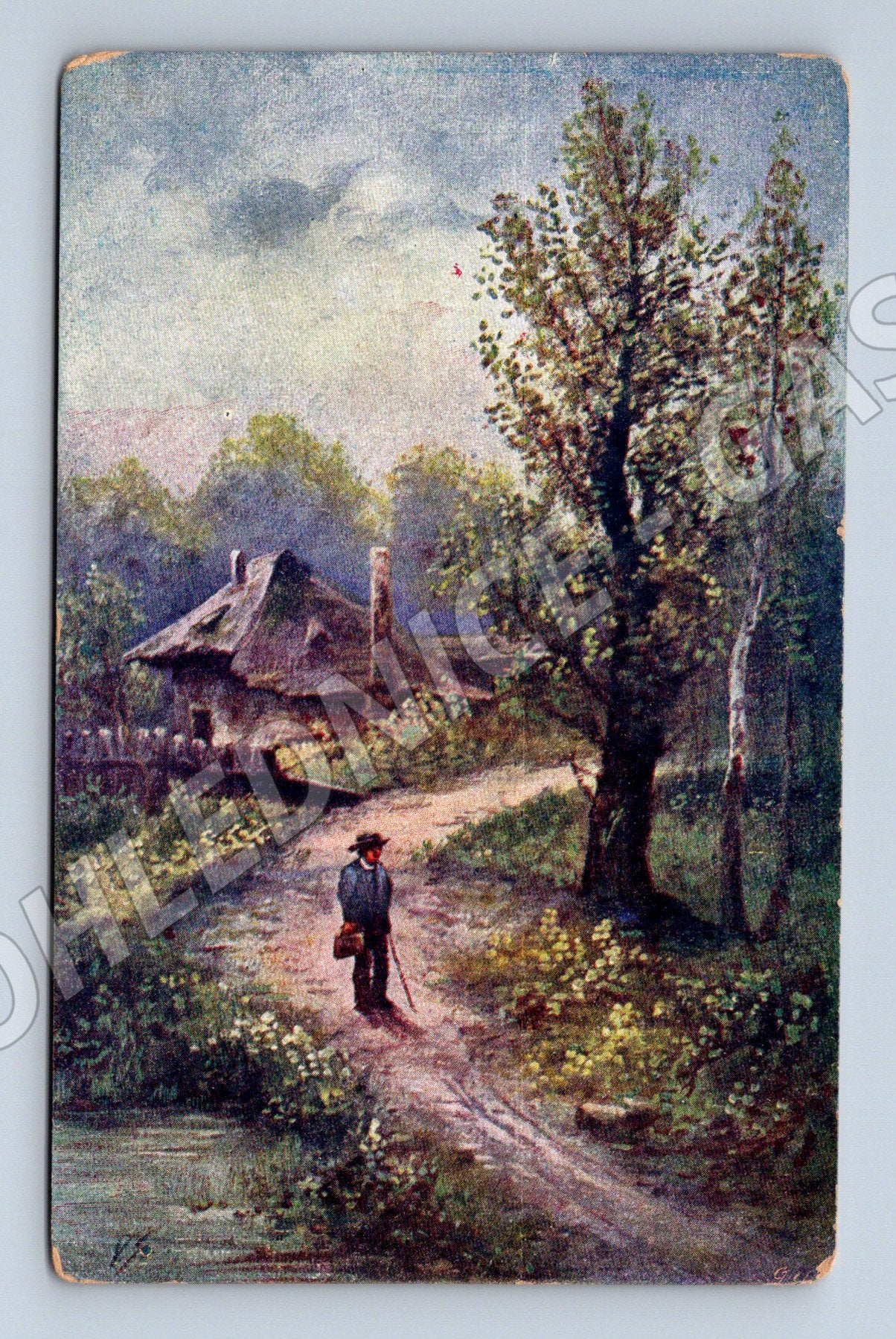 Pohlednice vesnická krajina Austria (M6571)