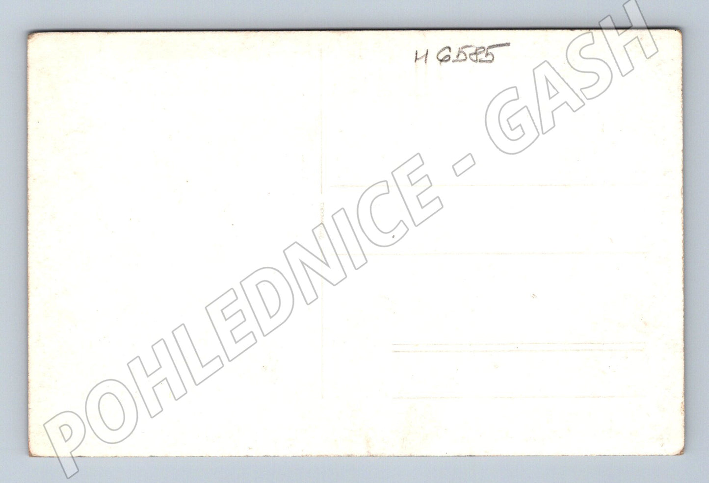 Pohlednice černobílá krajina řeka stromy (M6585)