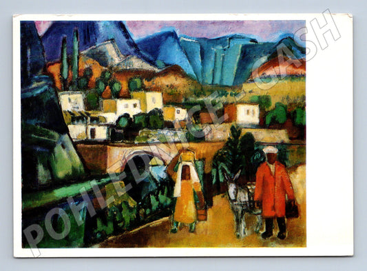 Pohlednice Bergdorf in Usbekistan Dennecke (M6587)