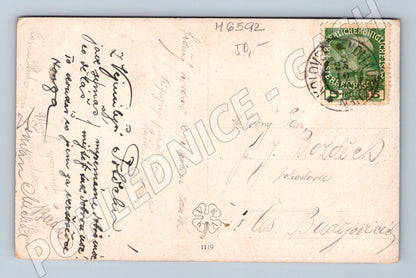 Pohlednice U babičky venkov 1908 (M6592)