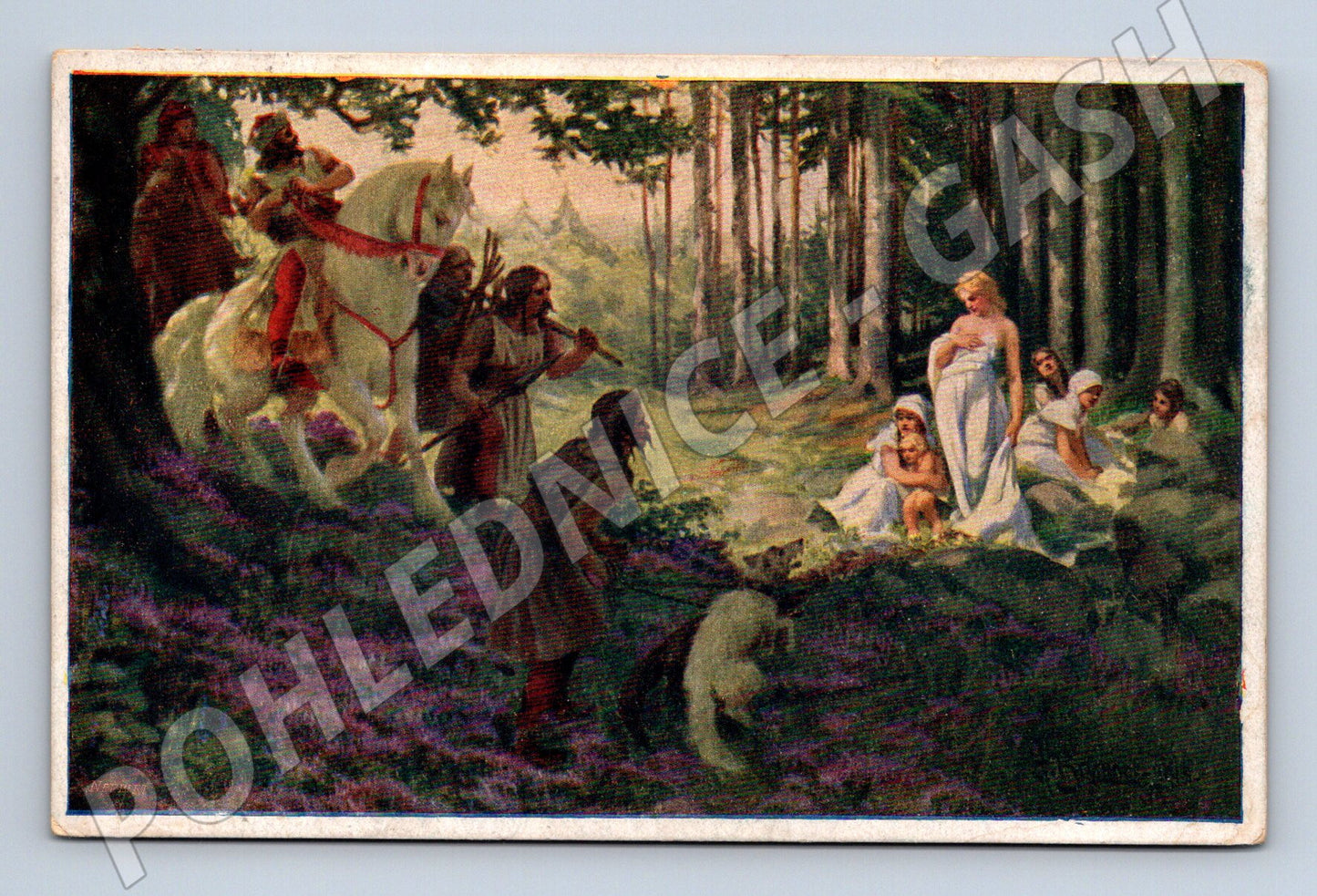 Pohlednice Oldřich a Božena malý formát (M6593)