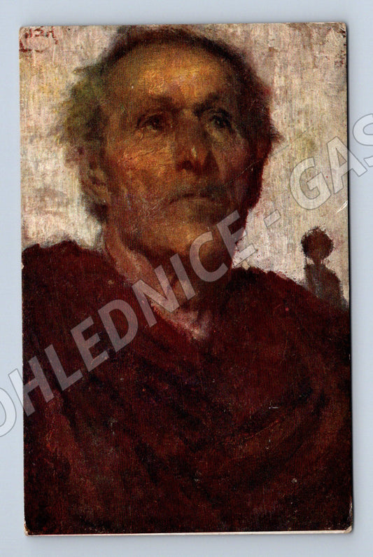 Pohlednice L. Kuba Hlava starého Římana (M6596)