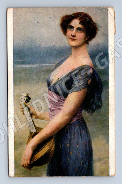 Pohlednice A. H. Schram Píseň touhy 1923 (M6599)