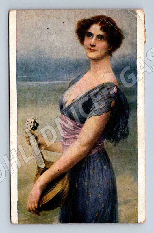 Pohlednice A. H. Schram Píseň touhy 1923 (M6599)