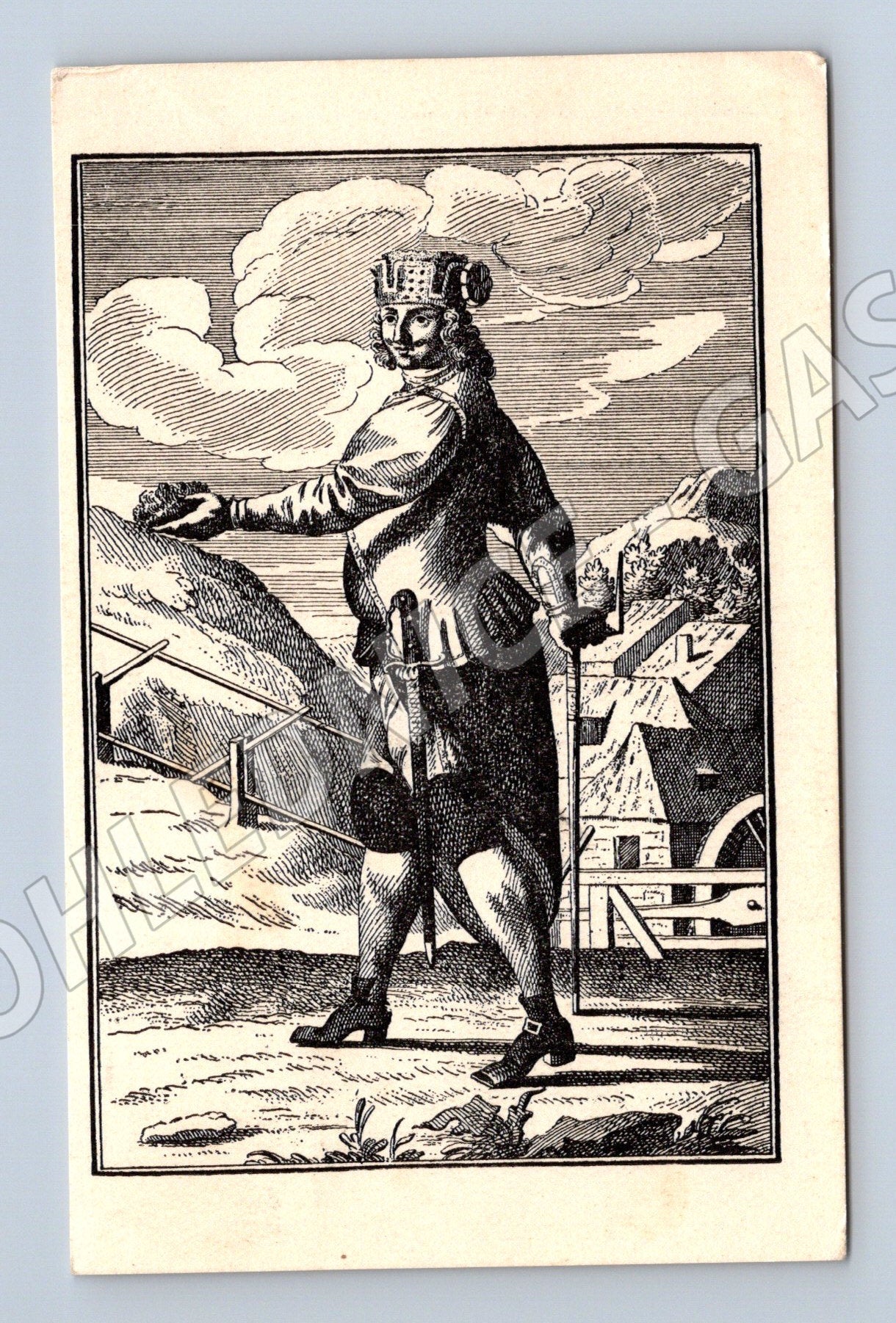 Pohlednice Hornictví kroj báňských úředníků (M6602)