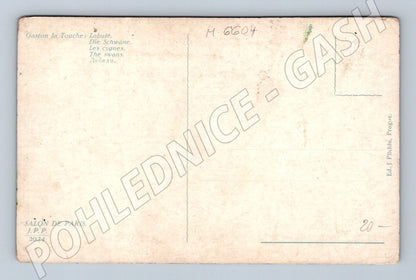 Pohlednice Gaston la Touche Labutě (M6604)