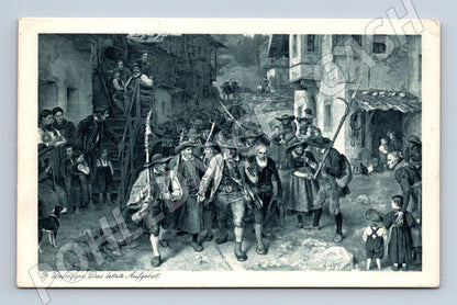 Pohlednice Defregger Das letzte Aufgebot (M6605)