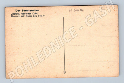 Pohlednice Der Feuerzauber fantasy (M6614)