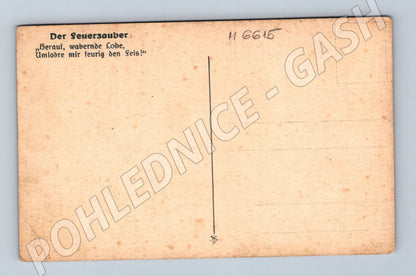 Pohlednice Der Feuerzauber Brünnhilda (M6615)