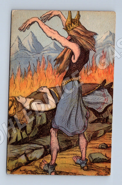 Pohlednice Der Feuerzauber umělecký motiv (M6616)