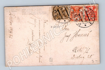 Pohlednice Hagar a Ismael na poušti (M6617)