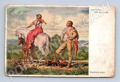 Pohlednice Josef Mánes Kde domov můj (M6624)