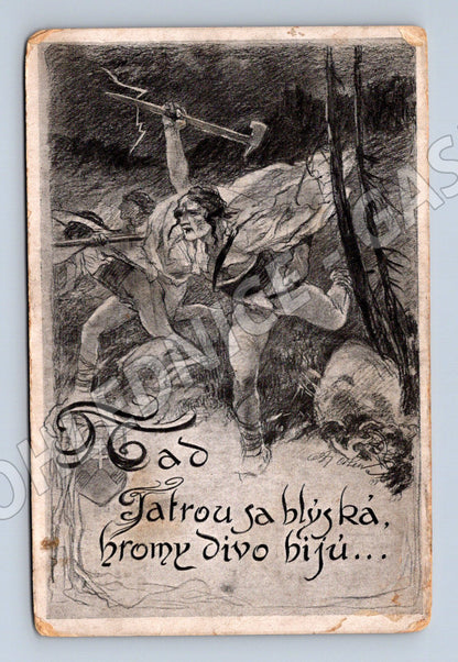 Pohlednice Nad Tatrou sa blýska Slovensko (M6631)