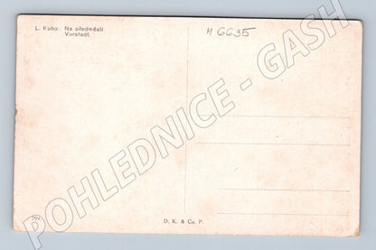 Pohlednice L. Kuba Na předměstí (M6635)