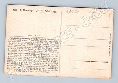 Pohlednice letohrádek královny Anny Praha (M6653)