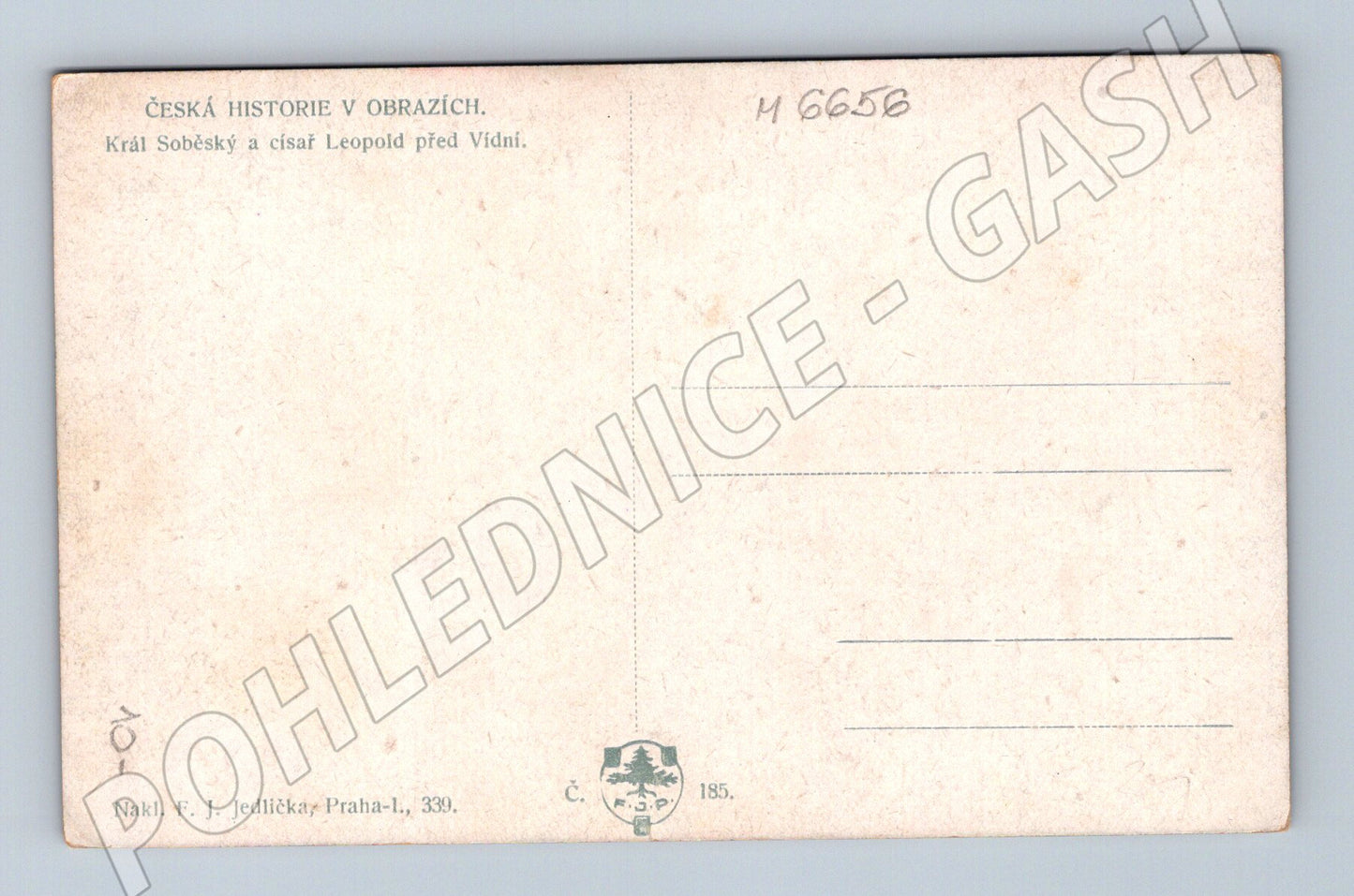 Pohlednice Král Soběský a Leopold Vídeň (M6656)