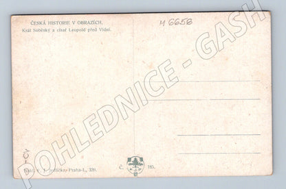 Pohlednice Král Soběský a Leopold Vídeň (M6656)