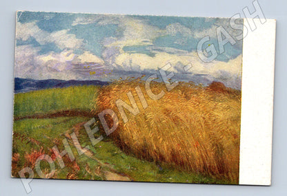 Pohlednice Alfons Kalvoda Letní krajina (M6659)