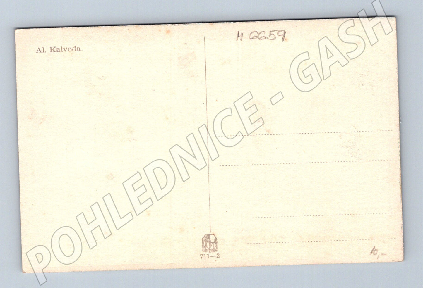 Pohlednice Alfons Kalvoda Letní krajina (M6659)