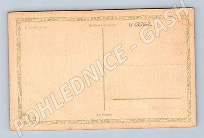 Pohlednice česká krajina s křížem (M6662)