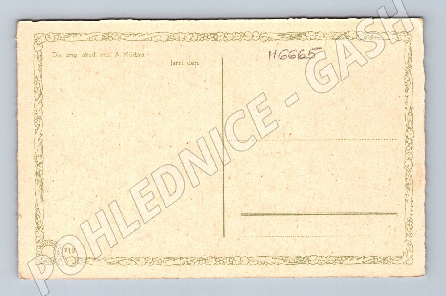 Pohlednice Jarní den Köbr (M6665)