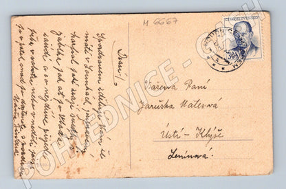 Pohlednice česká chalupa J. Hrubeš (M6667)