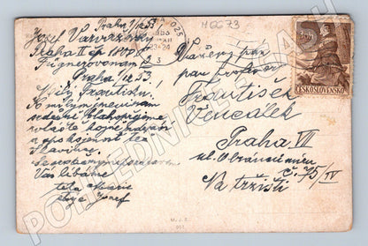 Pohlednice žena v antickém interiéru ČSR (M6673)