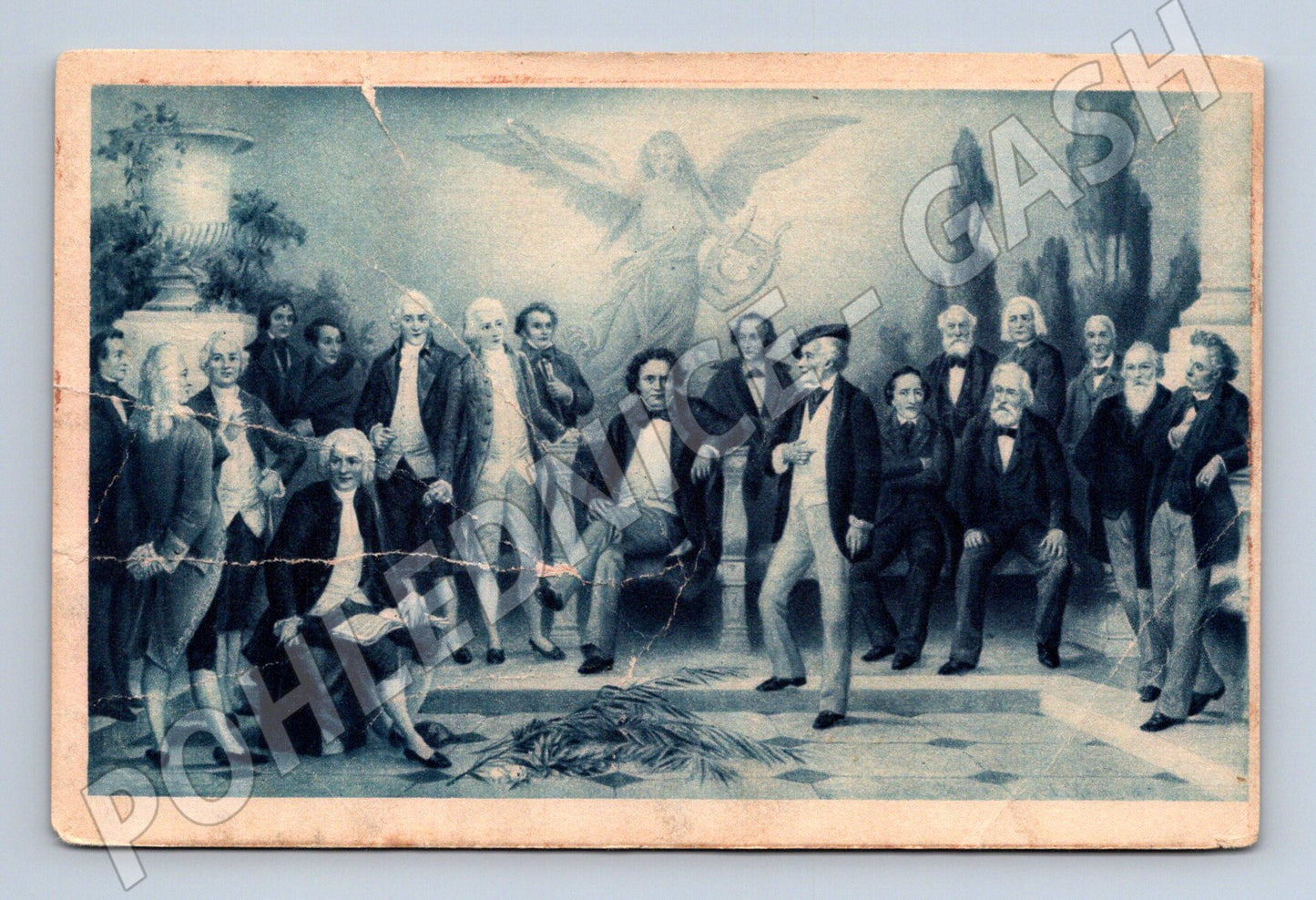 Pohlednice alegorie Parnas Schweninger (M6674)